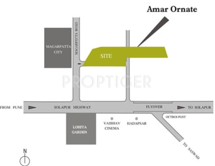 Images for Location Plan of Amar Builders Pune Ornate