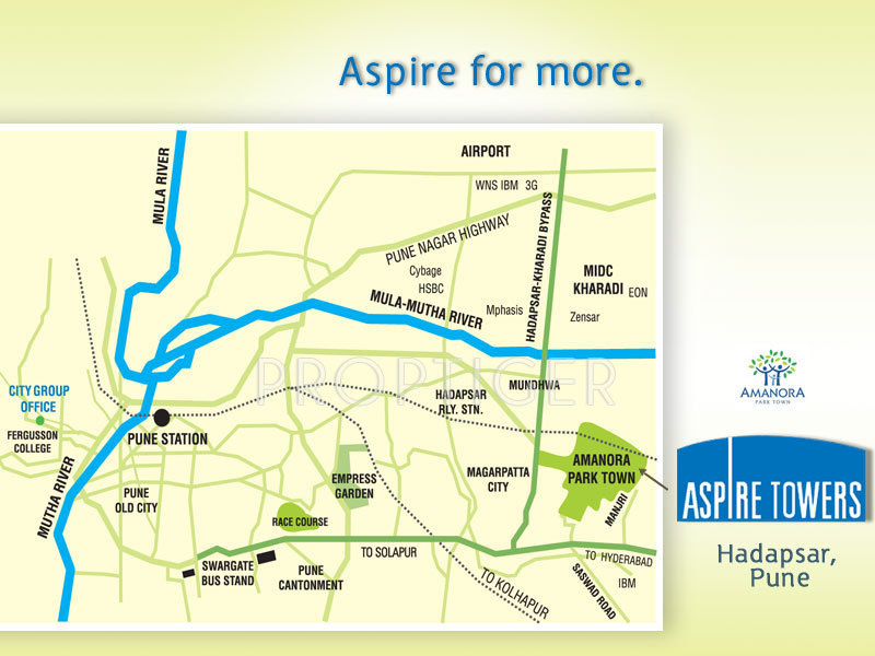  aspire towers Location Plan