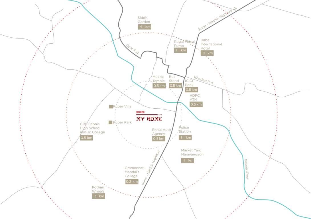  my home narayangaon Images for Location Plan of Goyal My Home Narayangaon