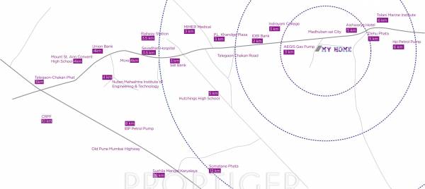 Images for Location Plan of Goyal My Home MH14 Talegaon