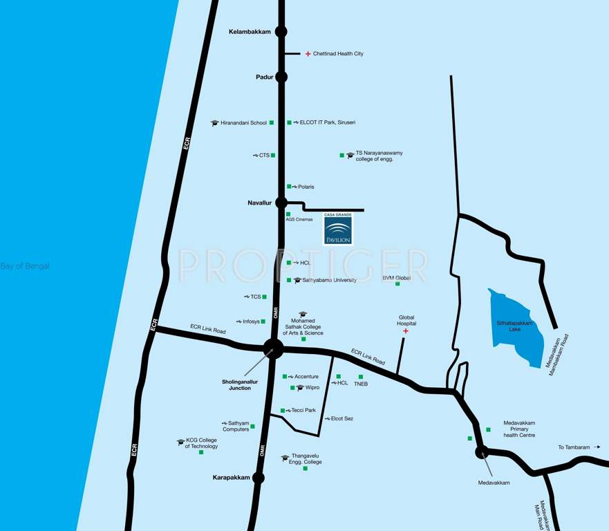  pavilion Images for Location Plan of Casagrand Pavilion