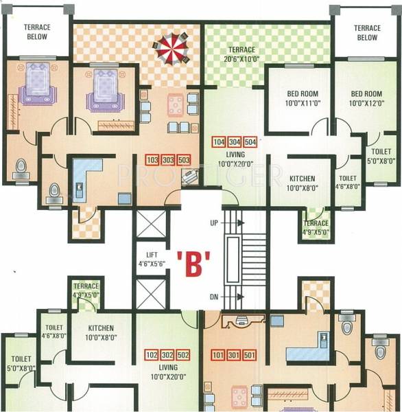 Images for Cluster Plan of Eisha Varsha Appartments Images for Cluster Plan of Eisha Varsha Appartments
