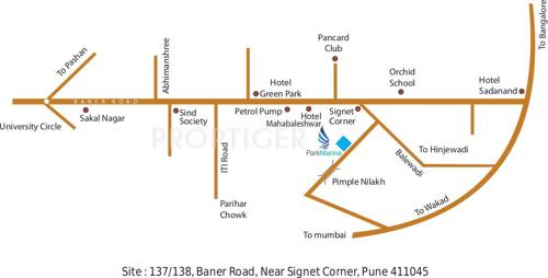 park-marina Images for Location Plan of Surana Park Marina