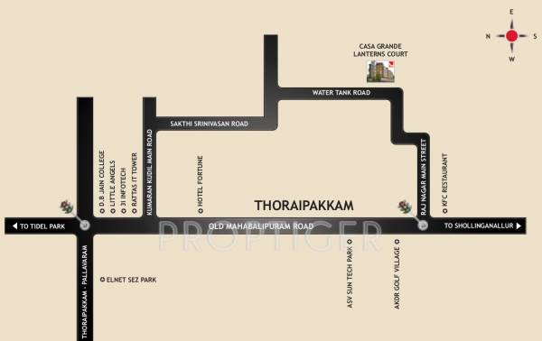 Images for Location Plan of Casagrand Lanterns Court