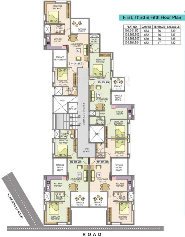  whispering winds Images for Cluster Plan of Bhansali Whispering Winds