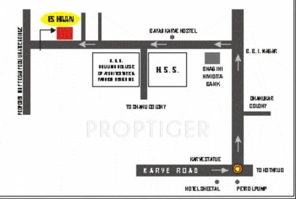 salunkhe-builders eshaan Location Plan