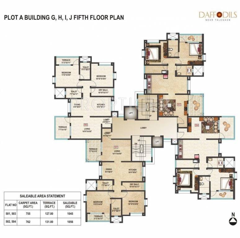 Images for Cluster Plan of Vishhram Daffodils
