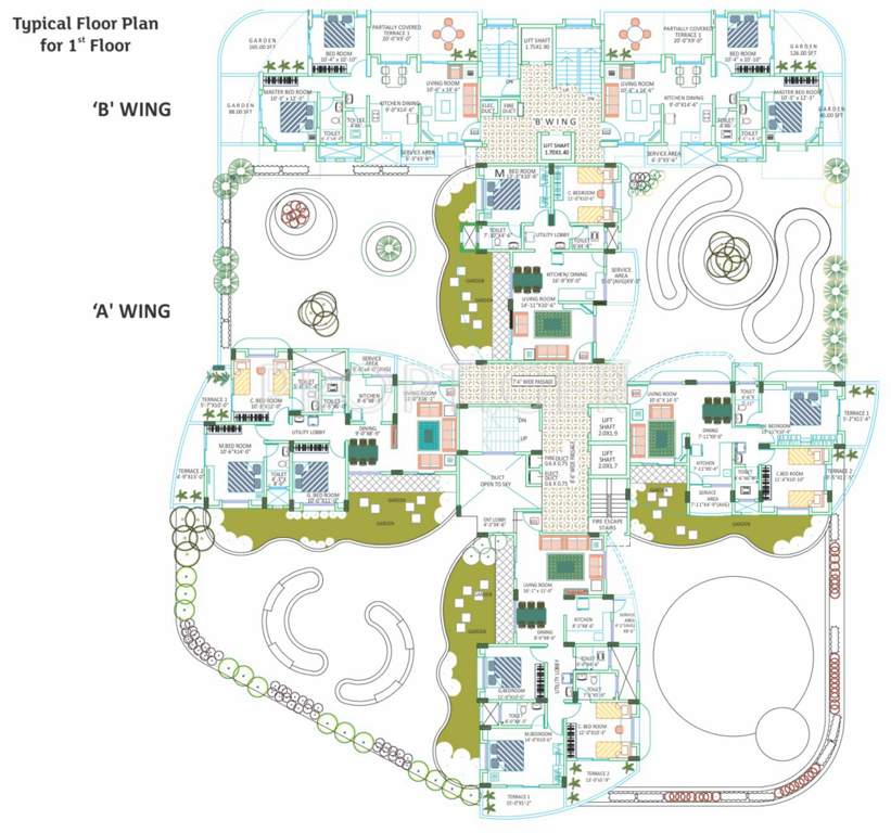 Images for Cluster Plan of Builders Combine Bella Vista