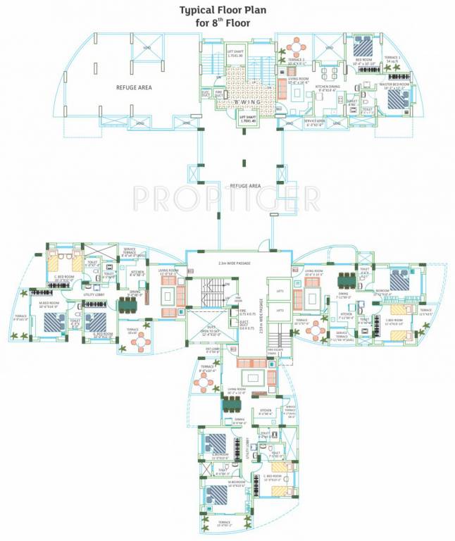 Images for Cluster Plan of Builders Combine Bella Vista