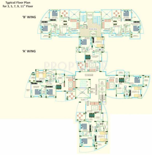 Images for Cluster Plan of Builders Combine Bella Vista