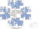  eka Typical Odd Floor Plan Of Tower H,I,J