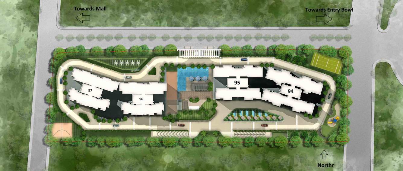  neo towers Images for Layout Plan of  Amanora Neo Towers