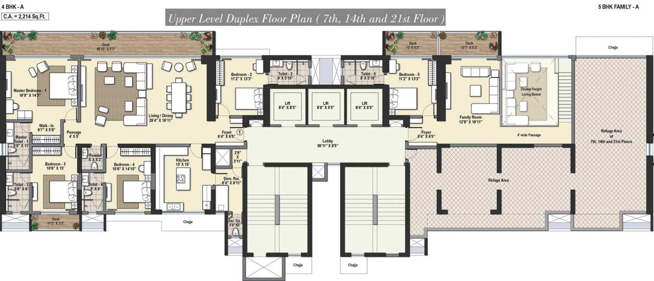 reflections odyssey Images for Cluster Plan of Raheja Reflections Odyssey