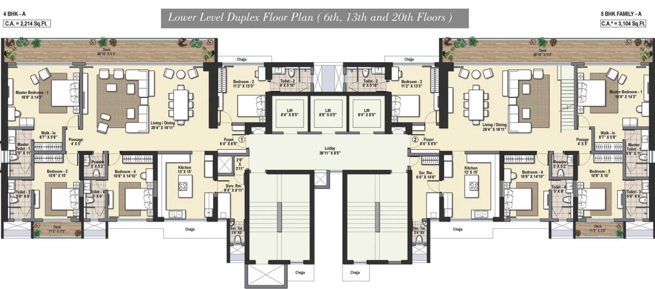 reflections odyssey Images for Cluster Plan of Raheja Reflections Odyssey