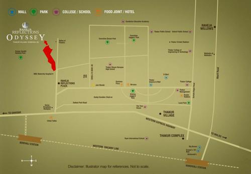  reflections-odyssey Images for Location Plan of Raheja Reflections Odyssey