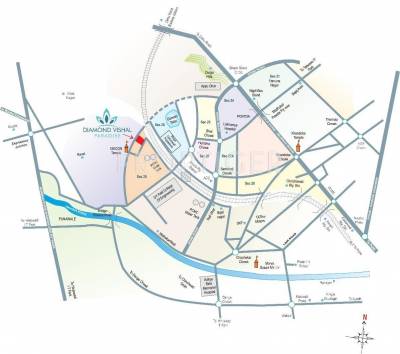 Images for Location Plan of Diamond Group Pune Vishal Paradise