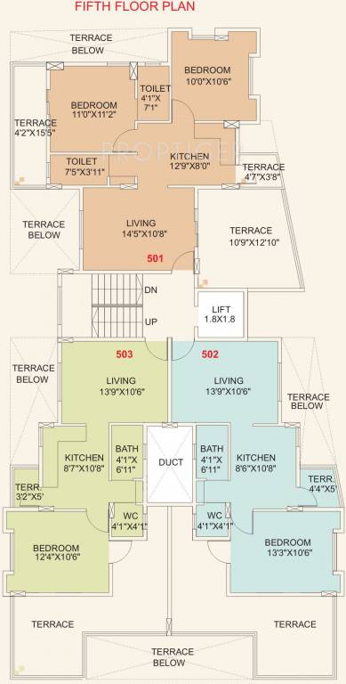 Images for Cluster Plan of Diamond Group Pune Shubham Residency