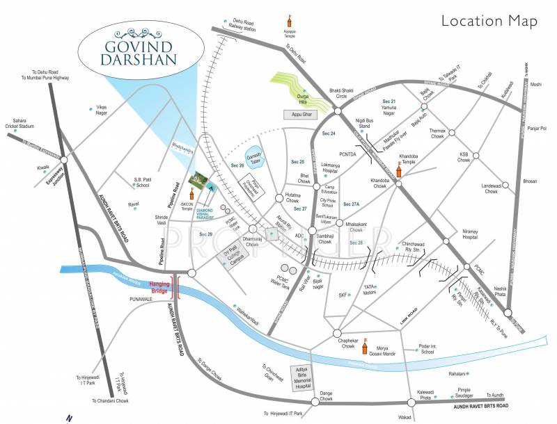 Images for Location Plan of Diamond Govind Darshan