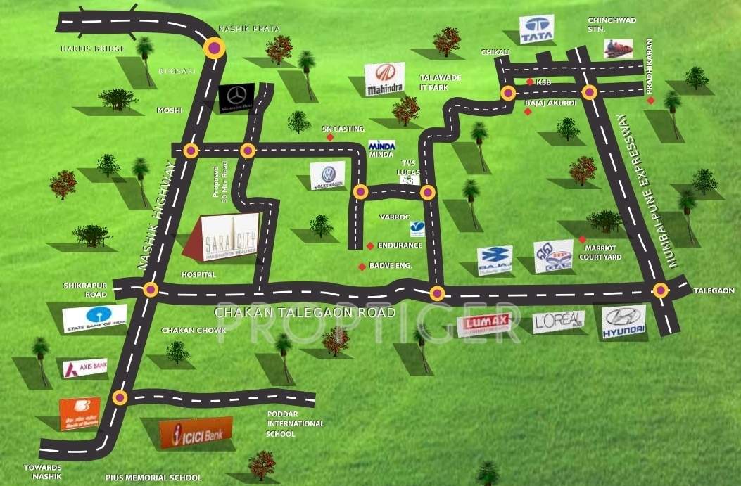 city phase 3 Images for Location Plan of Sara Builders Sara City Phase 3