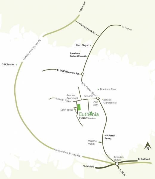 Images for Location Plan of Gandhi Euthenia Homes