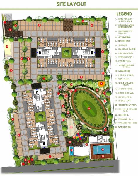  saffron Images for Layout Plan of Malpani Saffron