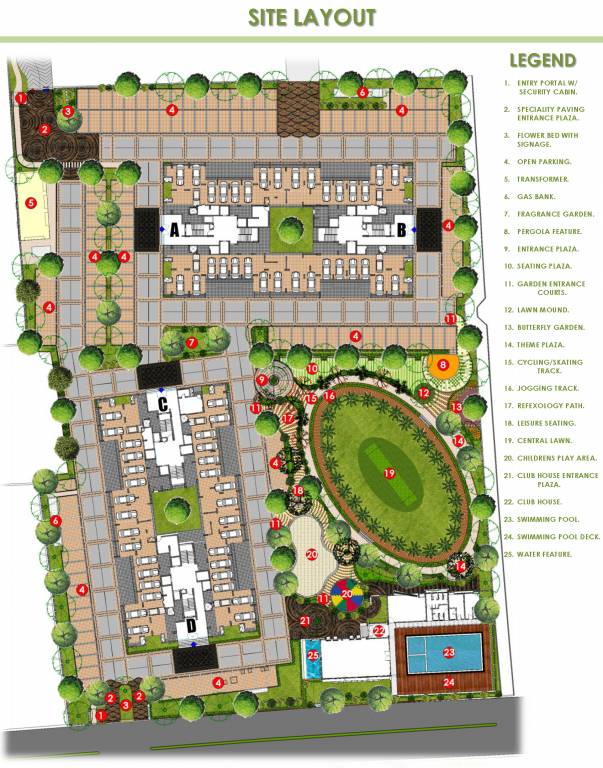  saffron Images for Layout Plan of Malpani Saffron