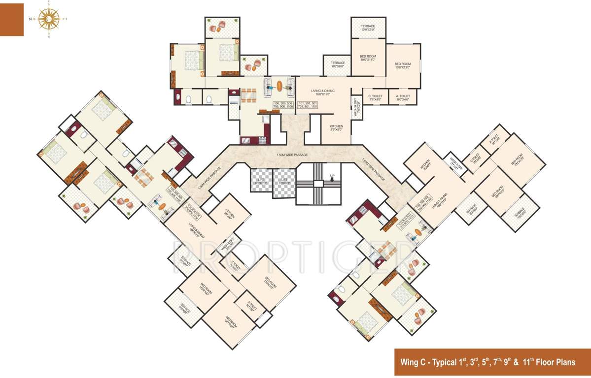  pacific Images for Cluster Plan of Sukhwani Pacific