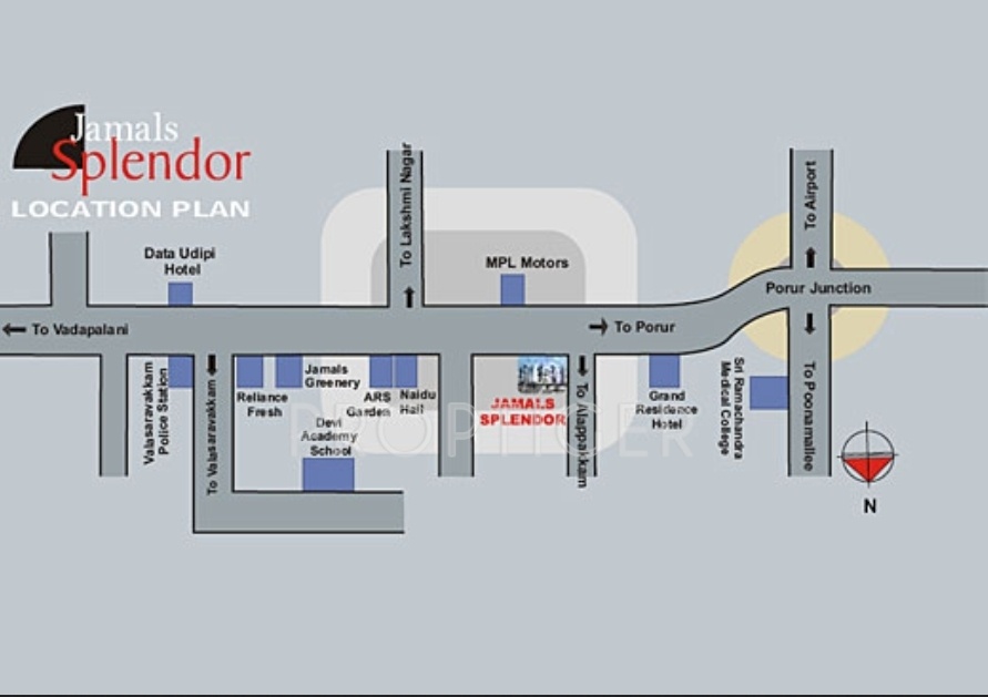Images for Location Plan of Jamals Splendor
