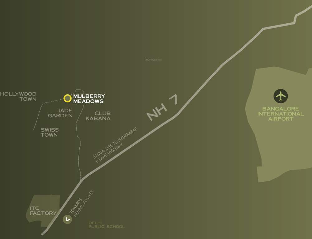  mulberry meadows Images for Location Plan of Preeti Developers Bangalore Mulberry Meadows