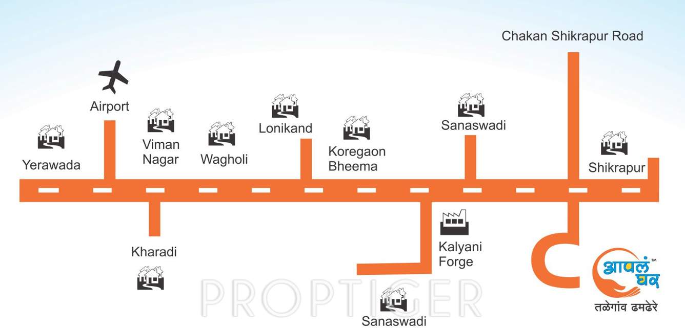  aapla ghar talegaon dhamdhere Images for Location Plan of Maple Aapla Ghar Talegaon Dhamdhere
