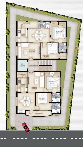 Images for Cluster Plan of VINTCS Nerella Residency