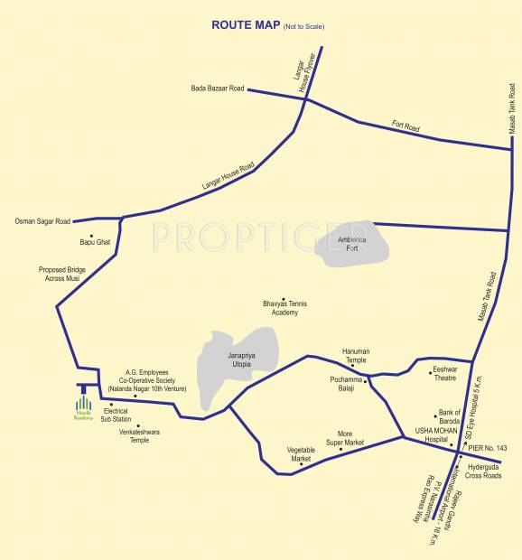 vintcs-construction nerella-residency Location Plan