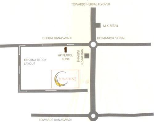  sunshine Images for Location Plan of DSR Sunshine