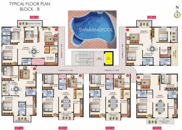 Images for Cluster Plan of Jyothi Builders GT Enclave