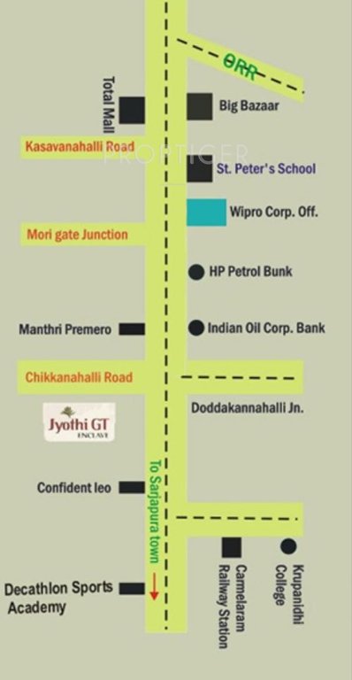 Images for Location Plan of Jyothi Builders GT Enclave