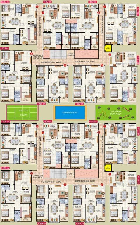 Images for Cluster Plan of Chethana Maple