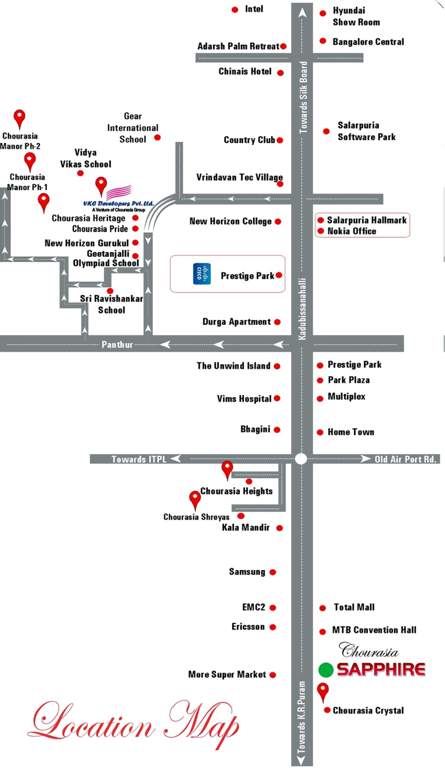  chourasia sapphire Images for Location Plan of VKC Chourasia Sapphire
