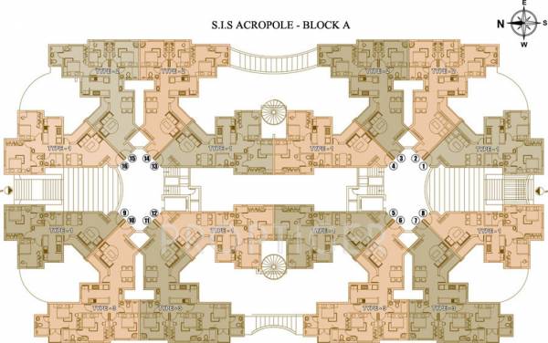 Images for Cluster Plan of South India Acropole