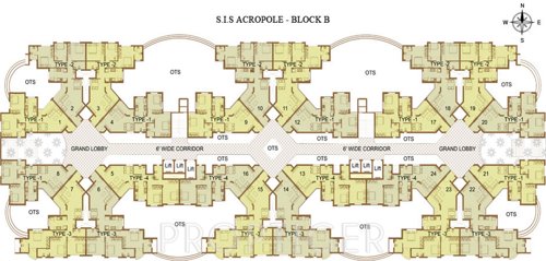 Images for Cluster Plan of South India Acropole