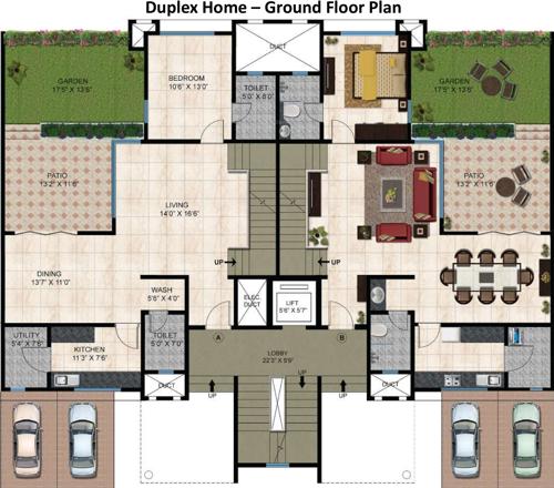 Images for Cluster Plan of Mahindra Bloomdale Apartment