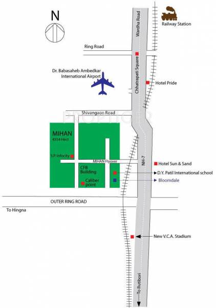 Images for Location Plan of Mahindra Bloomdale Apartment