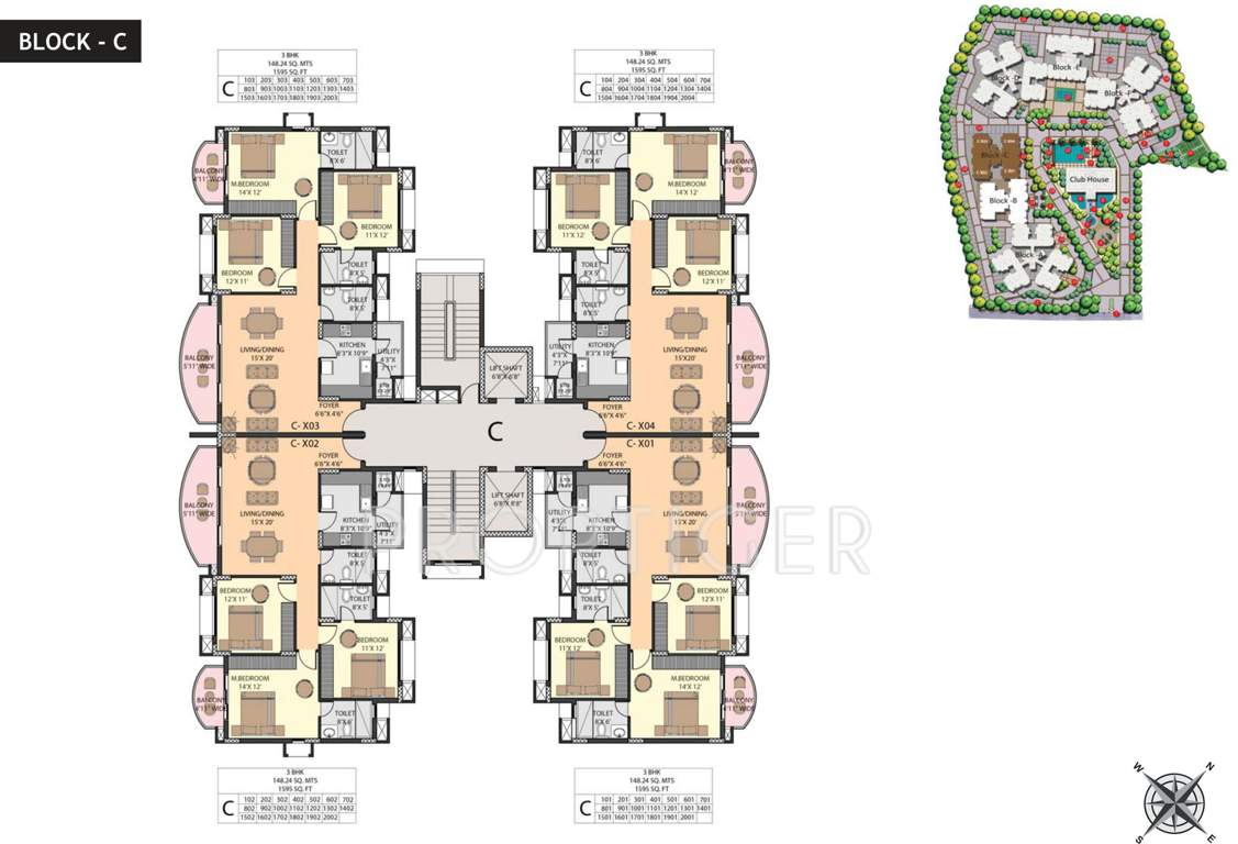  eternity Images for Cluster Plan of Purva Eternity