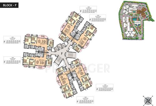  eternity Images for Cluster Plan of Purva Eternity