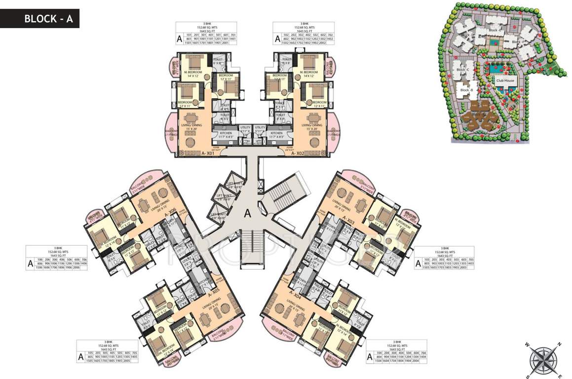  eternity Images for Cluster Plan of Purva Eternity