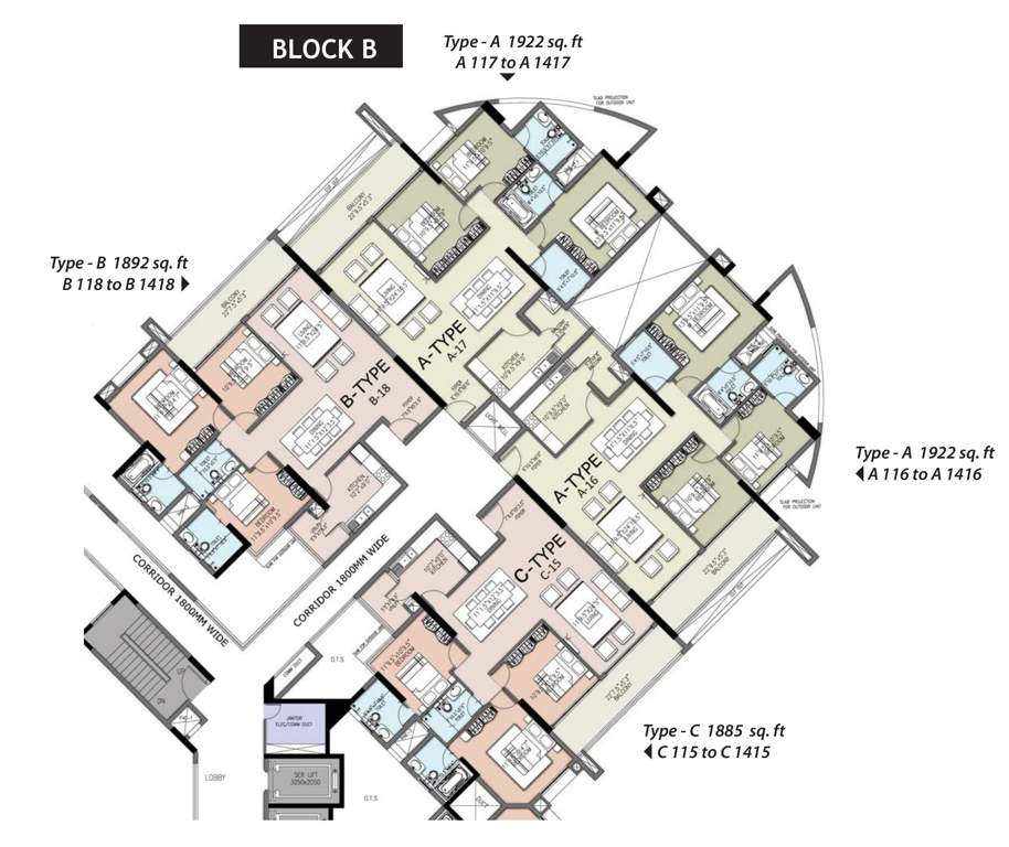 grandbay Images for Cluster Plan of Purva Grandbay
