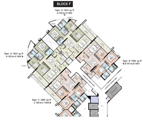 Images for Cluster Plan of Purva Grandbay grandbay Images for Cluster Plan of Purva Grandbay