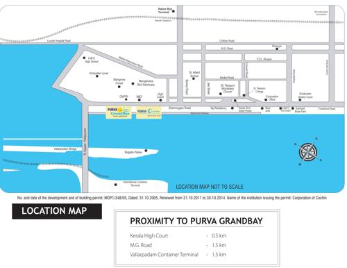 Images for Location Plan of Purva Grandbay grandbay Images for Location Plan of Purva Grandbay
