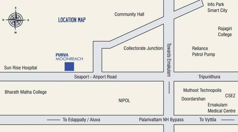 Images for Location Plan of Puravankara Purva Moonreach