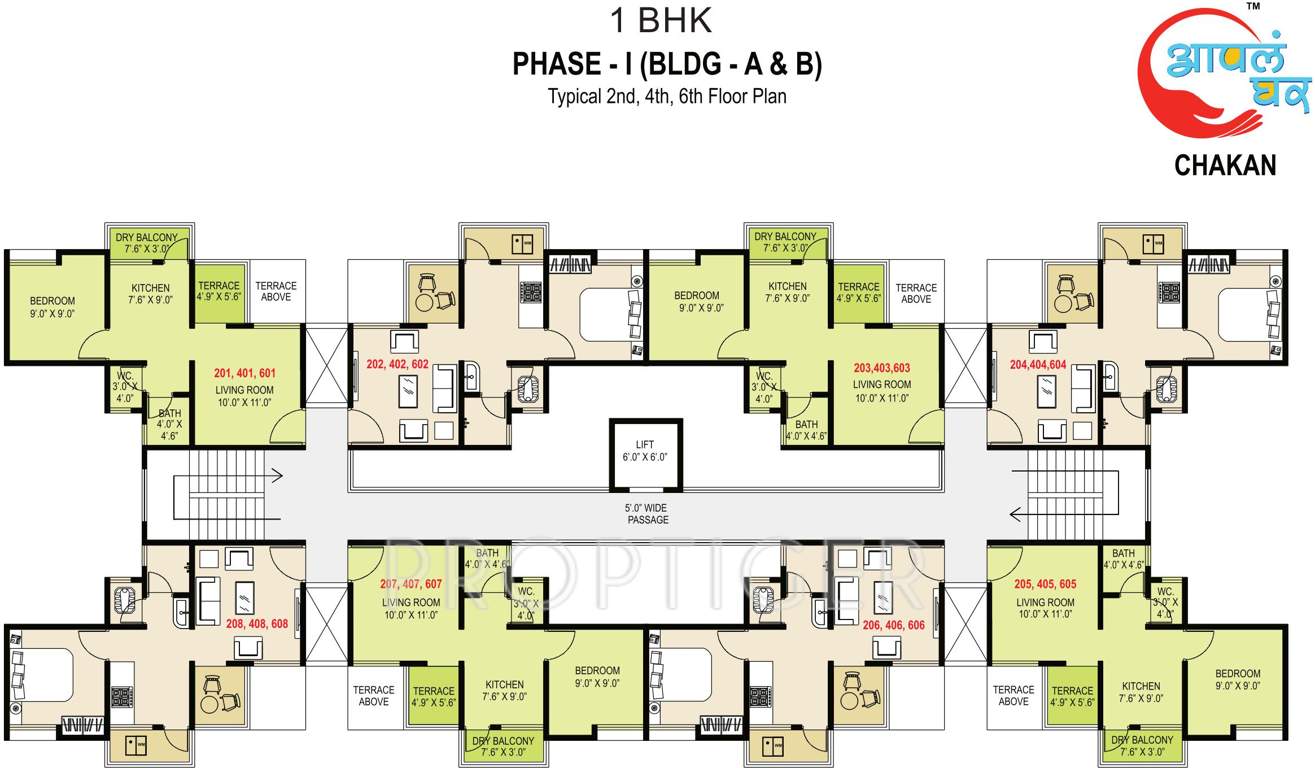 Images for Cluster Plan of Maple Aapla Ghar Chakan