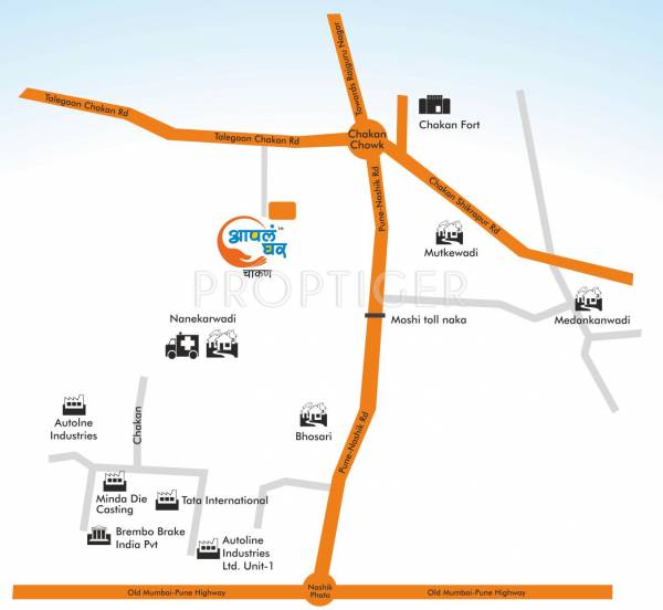 Images for Location Plan of Maple Aapla Ghar Chakan Images for Location Plan of Maple Aapla Ghar Chakan